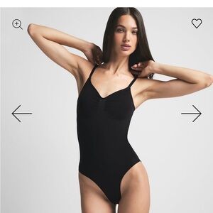 SKIMS Sculpt Brief Bodysuit - NWT - Size Small - Black